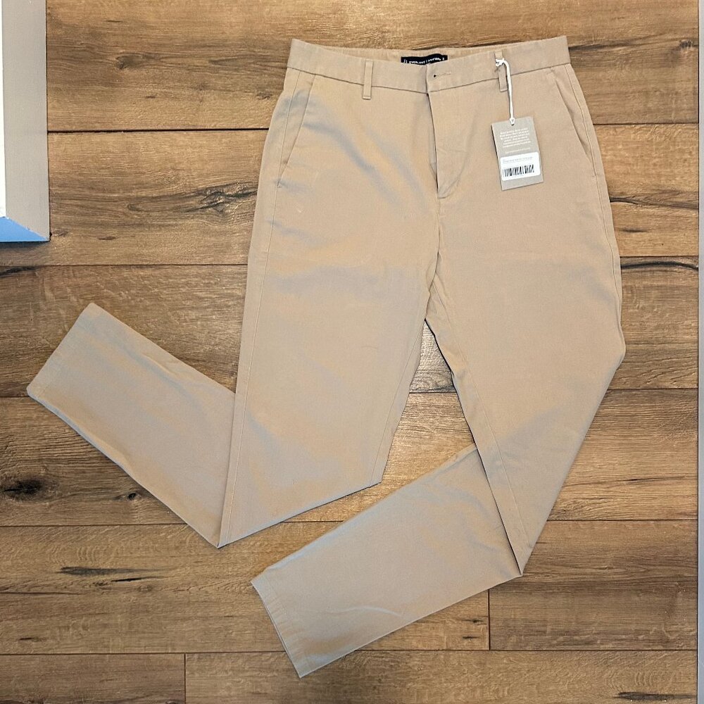 New With Tags On: Everlane Men's Performance Chino Uniform - Trench Coat Khaki